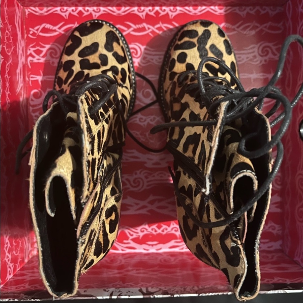 Cheetah boots